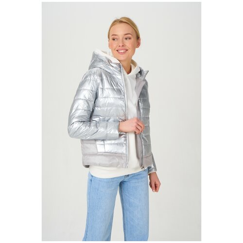фото Куртка elardis, размер 44/s, серебряный