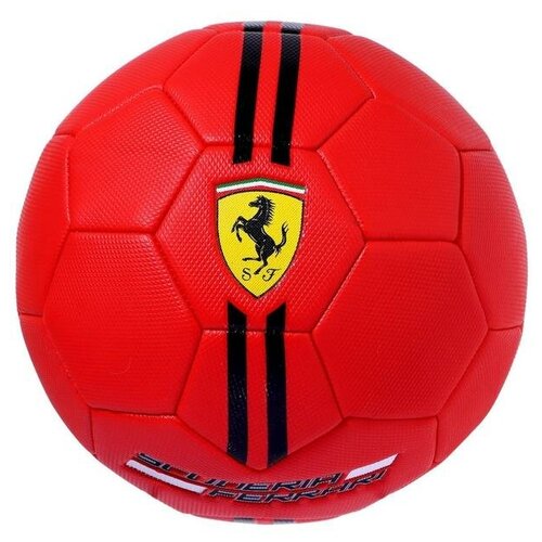 фото Мяч футбольный ferrari р.5, цвет красный 7039610