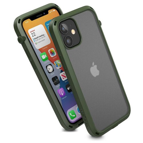 фото Противоударный чехол catalyst influence case для iphone 12 mini, цвет зеленый (catdrph12grns2)