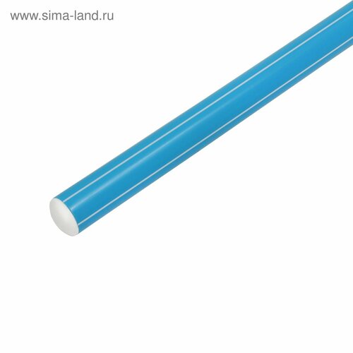 фото Палка гимнастическая 90 см, цвет голубой россия