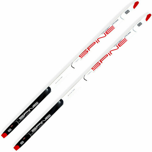 фото Прогулочные лыжи spine concept cross step без креплений, 170 см, белый/красный