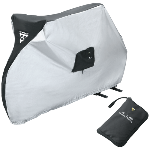 фото Topeak чехол для велосипеда topeak bike cover для 700с, чёрный/серебряный