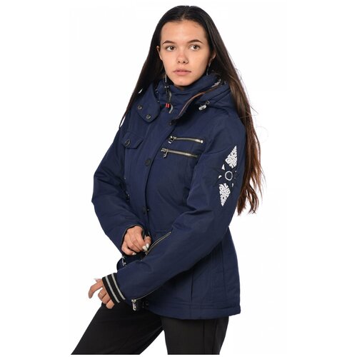 фото Горнолыжная куртка женская fun rocket 16211к размер 42, темно- синий