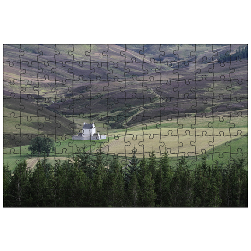 фото Магнитный пазл 27x18см."замок коргарф, замок, нагорье" на холодильник lotsprints