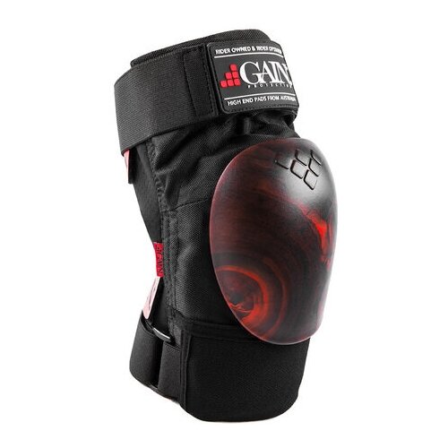 фото Защита 03-000221 на колени, the shield hard shell knee pads, черн/красн размер s gain new