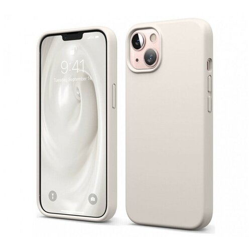 фото Чехол elago soft silicone (liquid) для iphone 13, цвет бежевый (es13sc61- st)