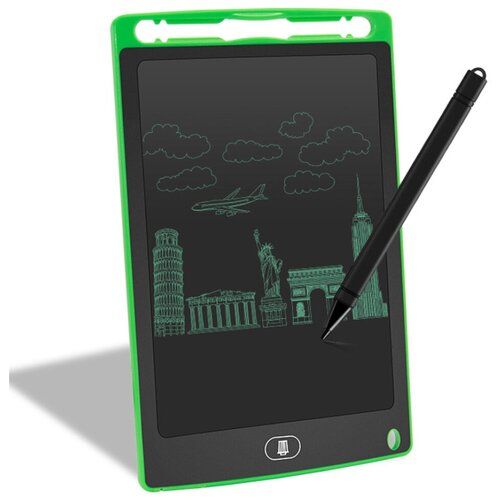 фото Графический lcd планшет 10 дюймов со стилусом writing tablet of environmental protection зеленый -