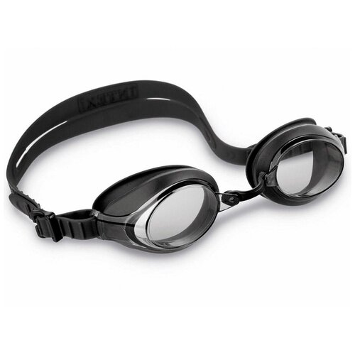 фото Очки для плавания racing goggles черные, от 8 лет bestway