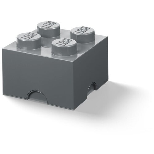 фото Ящик для хранения 4 темно-серый, lego