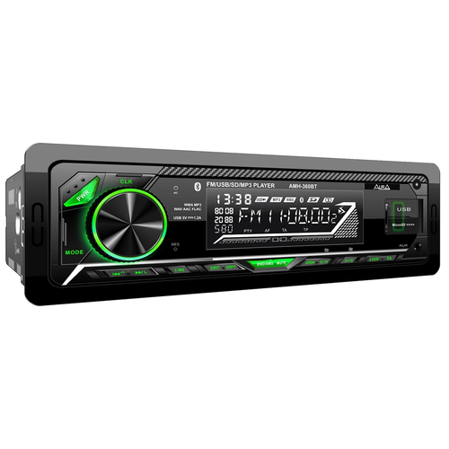 фото Автомагнитола aura amh-360bt, flac, usb/aux, bt