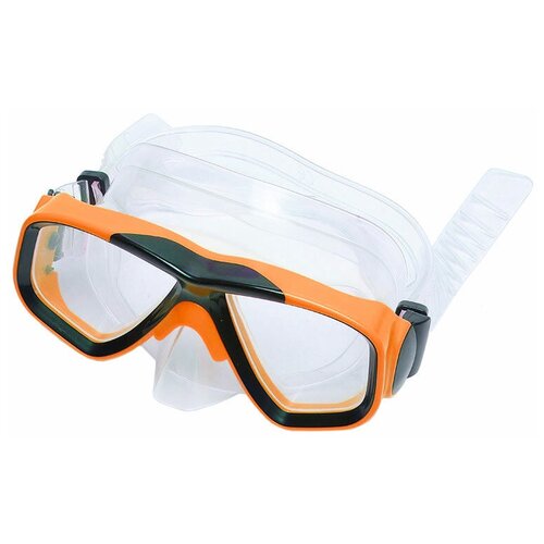 фото E33137-3 маска для плавания (пвх) (оранжевая) smart athletics