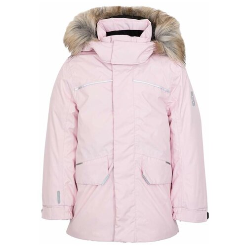 фото Куртки для девочек котофей 07857014-40 размер 134 цвет розовый