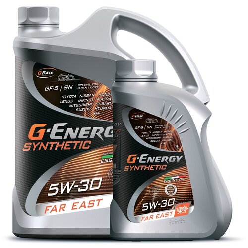 фото Масло g-energysyntheticfareast5w-30 4л+1л в подарок!