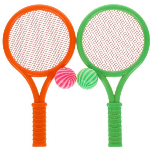 фото Набор для тенниса shantou ракетки детские, 23 см, 2 шт, мяч, в сетке (b1981909)