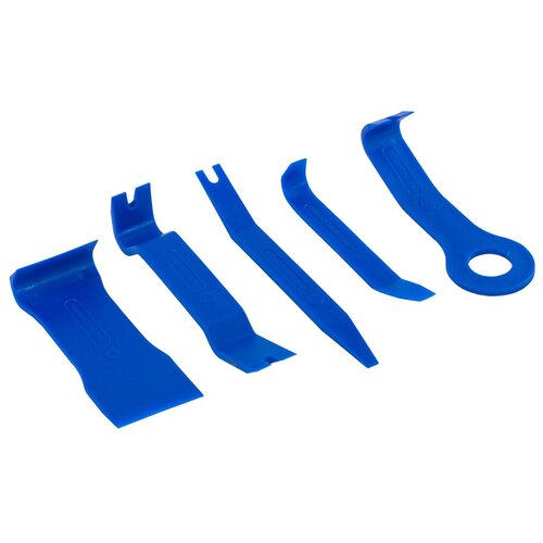 фото Набор съемников (лопатки) для демонтажа облицовочных панелей (5 предметов) в сумке dollex ssp-06