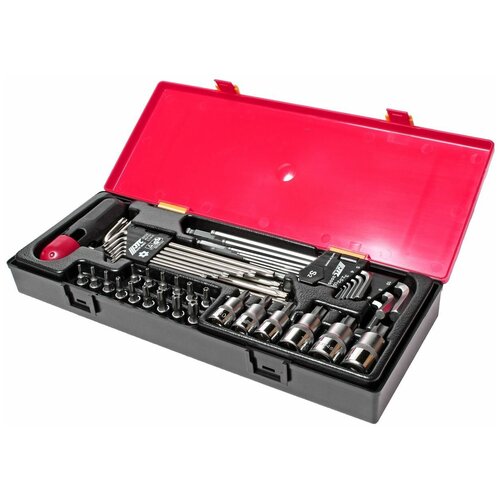 фото Набор инструментов torx,hex (ключи,головки с насадками) 40 предметов в кейсе jtc