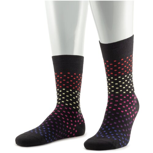 фото Мужские носки grinston socks черные, размер 29