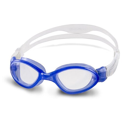 фото Очки для плавания head tiger mid для узкого лица, цвет - синий/прозрачный