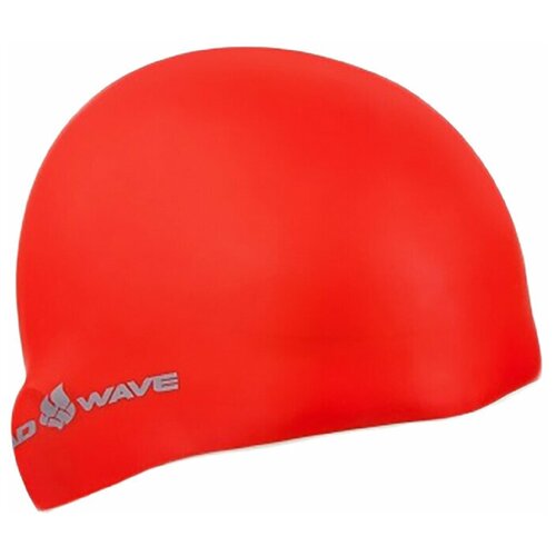 фото Шапочка для плавания madwave intensive silicone solid силиконовая, красный