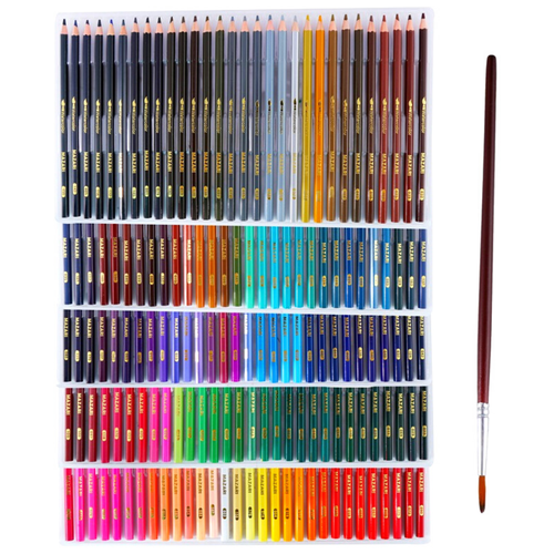фото Карандаши цветные акварельные mazari набор 150 цветов