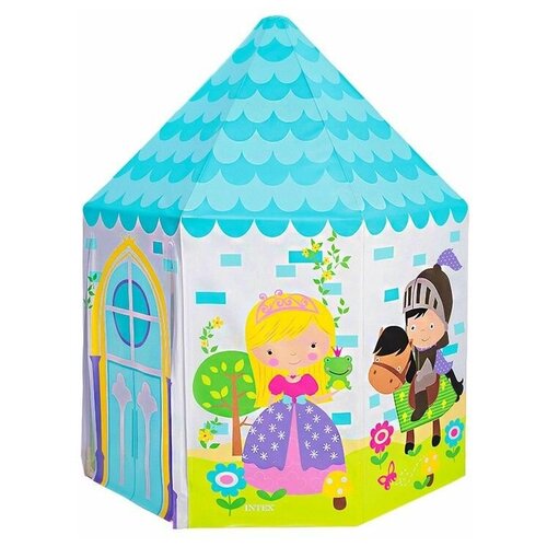 фото Детская игровая палатка домик принцессы intex, 104х104х130 см, от 3 до 6 лет