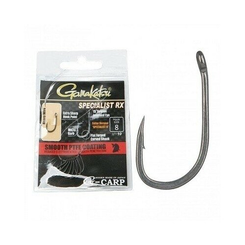 фото Крючки gamakatsu g-carp specialist rx size 6