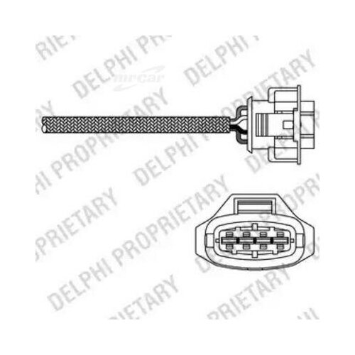 фото Es20315-12b1_лямбда-зонд!\ opel agila/astra/corsa 1.0-1.2i 00> delphi es2031512b1