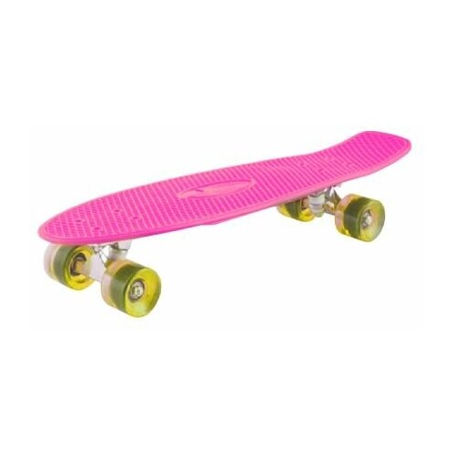 фото Скейтборд fish розовый, размер 27"*6", колеса: 60 1/8 fish skateboards