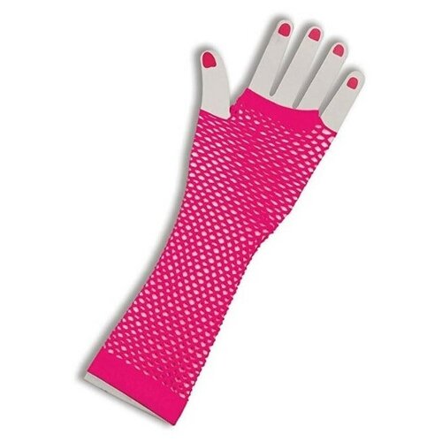 фото Аксессуар для праздника forum novelties розовые ажурные перчатки