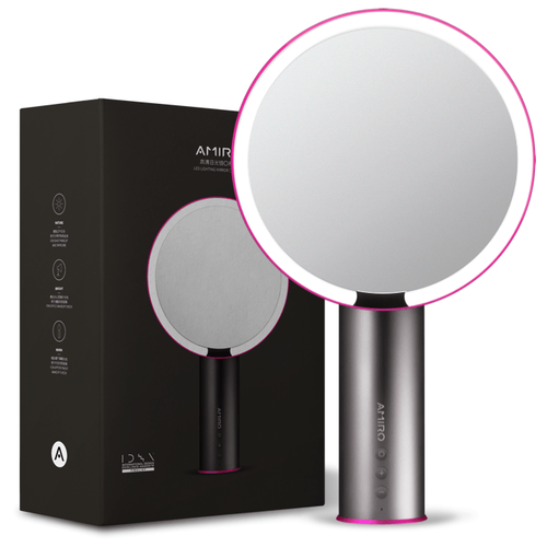 фото Зеркало для макияжа xiaomi amiro o series daylight mirror (aml005) черный