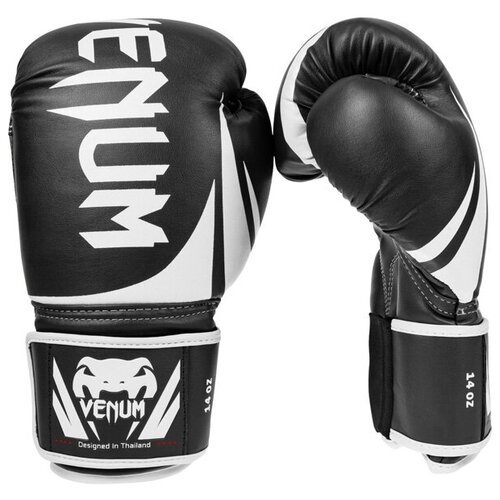 фото Перчатки боксерские venum challenger 2.0 black/white 16 унций