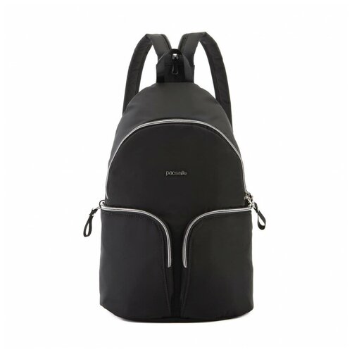 фото Женский рюкзак антивор pacsafe stylesafe sling backpack, черный, 6 л.