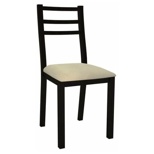 фото Чепца-мебель с-39м3 стул деревянный (каркас венге + ткань берген карамель, бежевая)
