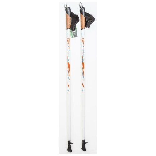 фото Палки для скандинавской ходьбы finpole eco 20% carbon белые 115 см