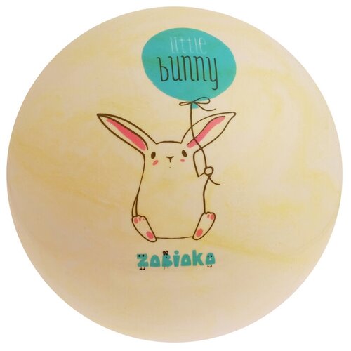 фото Мяч детский «маленький заяц», d=22 см, 60 г zabiaka