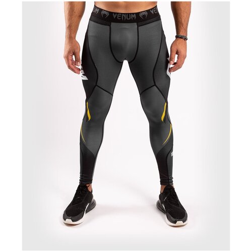 фото Тайтсы venum one fc impact, размер m, grey/yellow