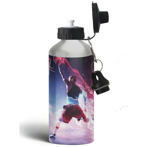 фото Бутылка спортивная, туристическая фляга баскетболл спорт - 68 creative mug