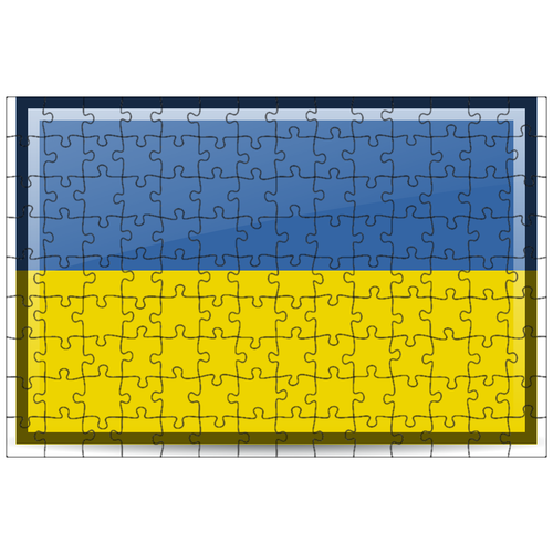 фото Магнитный пазл 27x18см."флаг, иконы, независимость" на холодильник lotsprints