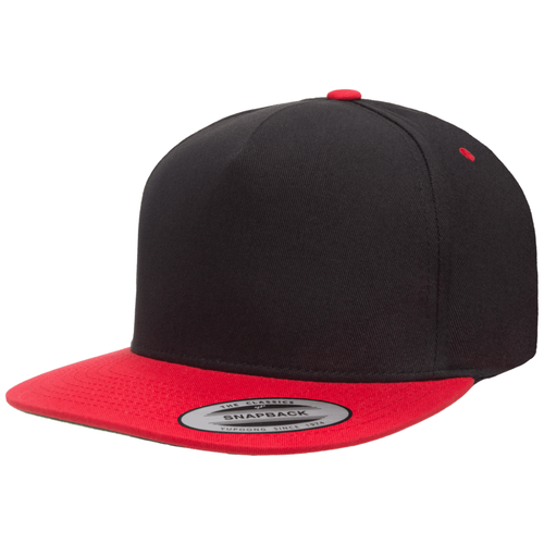 фото Кепка flexfit 6007t - classic snapback black/red