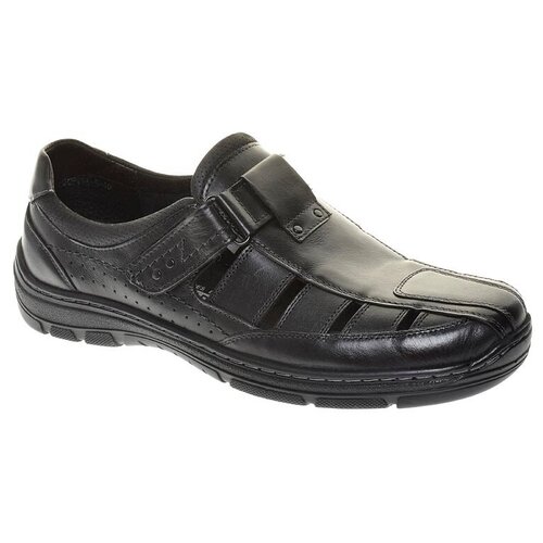 фото Тофа tofa туфли мужские летние, размер 42, цвет черный, артикул 209496-5