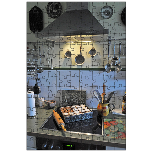 фото Магнитный пазл 27x18см."печь, внутри, печенье" на холодильник lotsprints