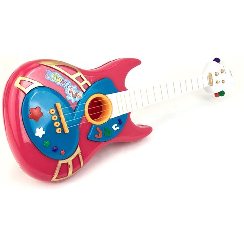 фото Детский музыкальный инструмент гитара 1616692, 4 струны, 46 см play smart