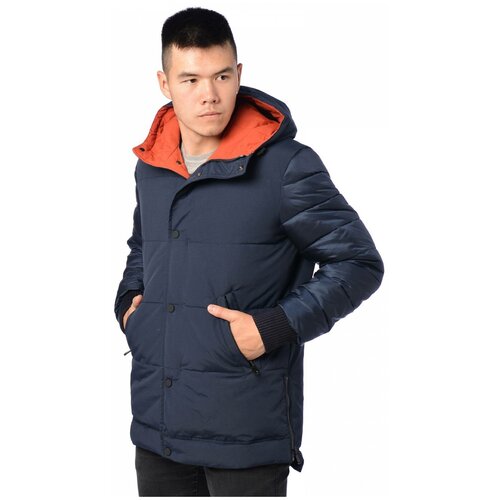 фото Зимняя куртка мужская fanfaroni 17008 размер 52, синий