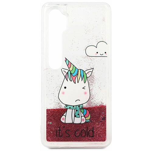фото Чехол для xiaomi mi note 10 pink summer tpu (little unicorn) pastila