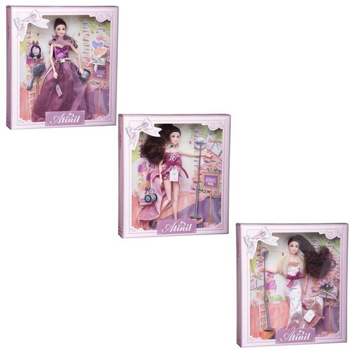 фото Кукла junfa atinil звезда эстрады (в вечернем платье) в наборе аксессуарами, 28см junfa toys