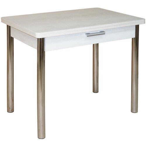 фото Мебель + / стол обеденный раскладной с ящиком и лотком/ломберный 90/стол кухонный/стол на кухню/стол раздвижной