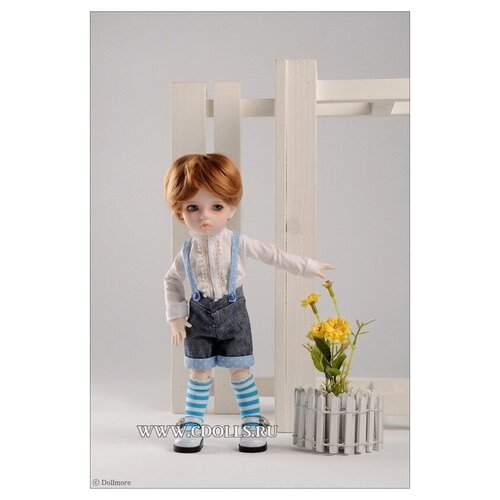 фото Костюм для мальчика dollmore happy sky boy set sky (счастливое небо голубой для кукол доллмор 26 см)