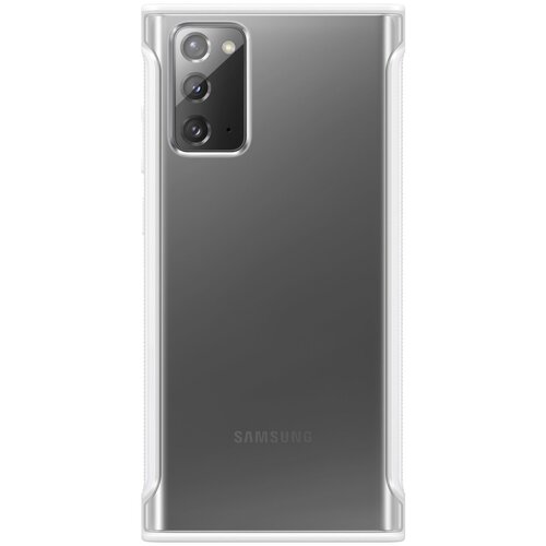 фото Чехол samsung clear protective cover, для samsung galaxy note 20, белый (ef-gn980cwegru)