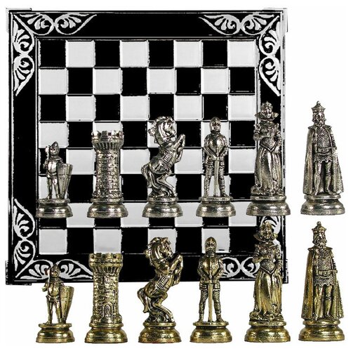 фото Без тм шахматы "средневековье" (38 х 38 х 7 см)