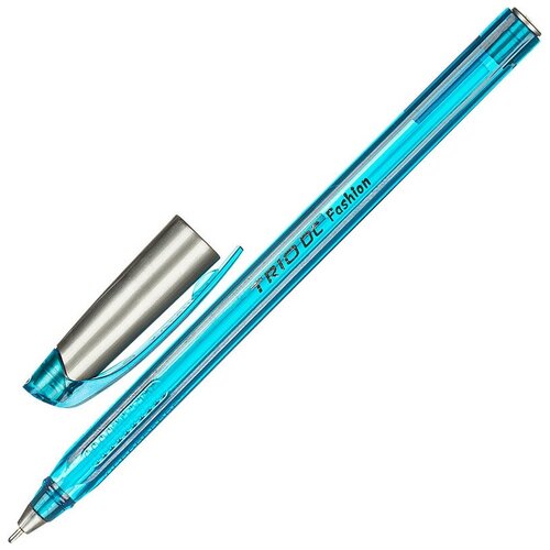 фото Ручка шариковая unimax trio dc fashion 1мм, голуб, масл, треуг, неавтомат 7 штук